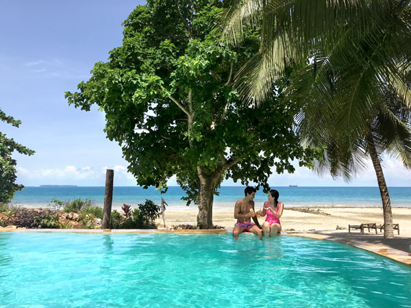 Mangrove Lodge Zanzibar - Ocean view pool